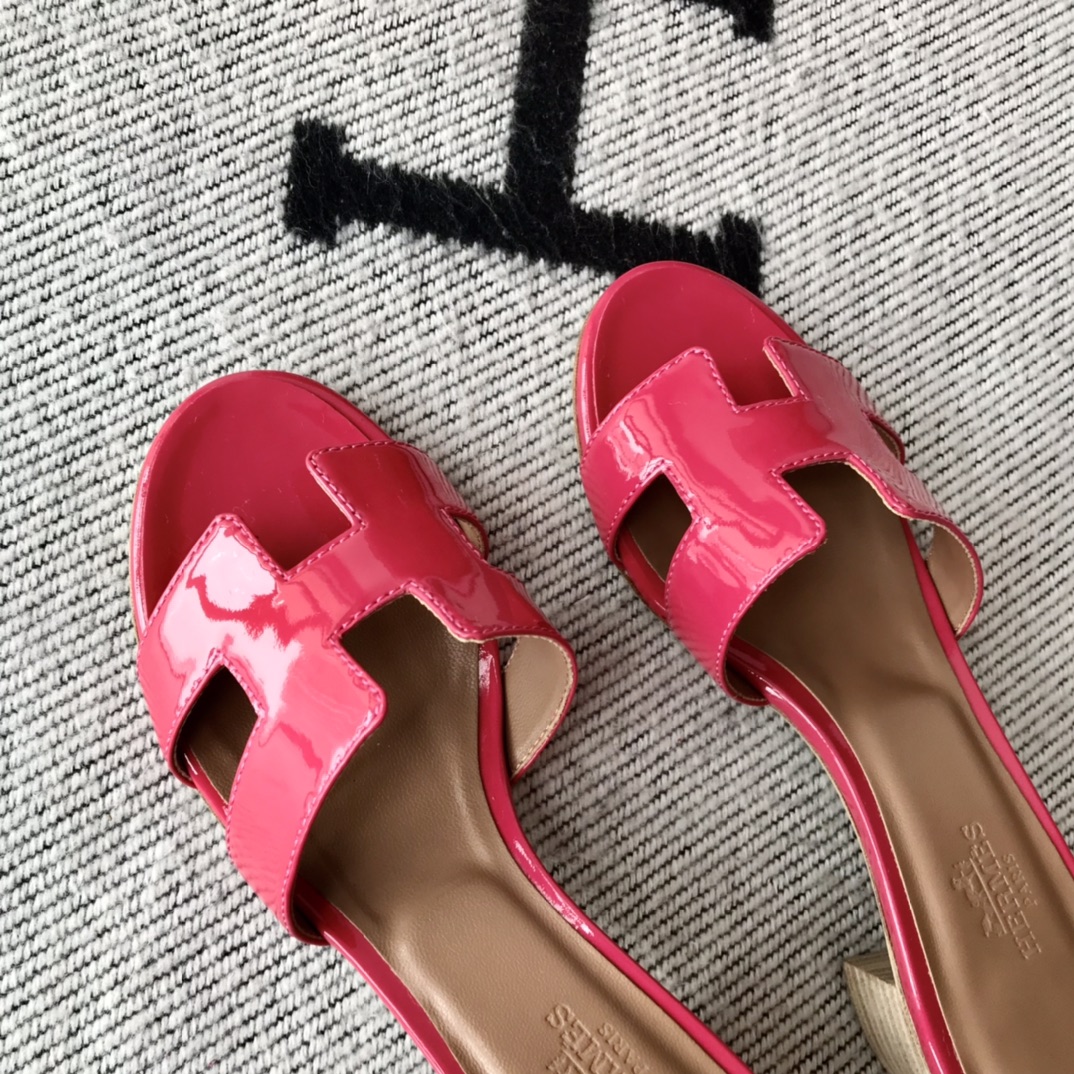 에르메스 올수공 오아시스 슬리퍼 샌들 페이던트 13